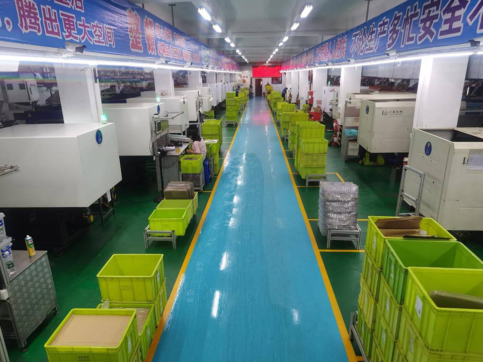 Photo of injection molding workshop